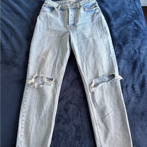 Abercrombie & Fitch Denim - Abercrombie & Fitch Light High Rise Dad Jeans